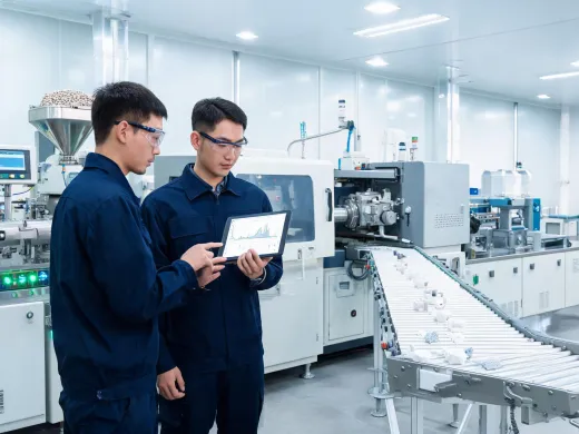 Plastic processing line