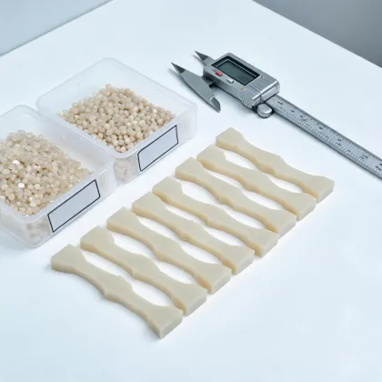 Engineering plastic pellets